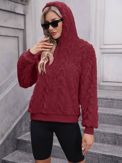 Karen - Hoodie d'Hiver en Tissu Teddy Stylé et Confortable pour Femmes