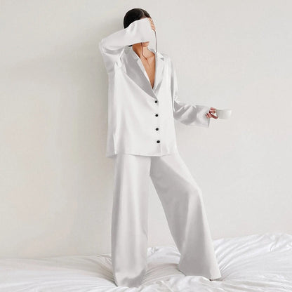 Elégance soyeuse Ensemble pyjama grande taille - Belen