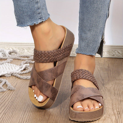 Hannah | Sandales tressées - Look moderne sans effort