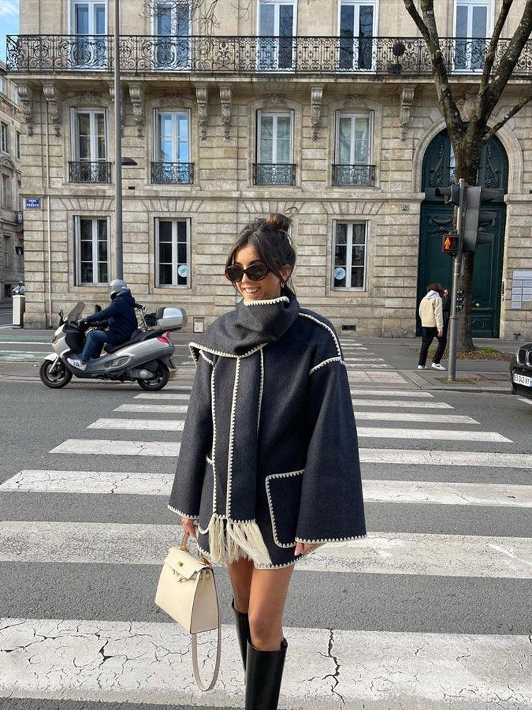 Aaliah | Une veste et un foulard uniques en leur genre !