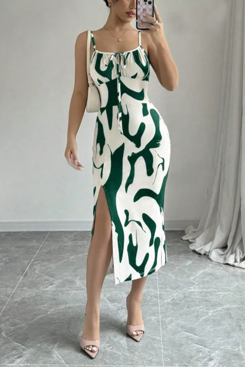 Anaïs | Robe Longue Imprimée Femme