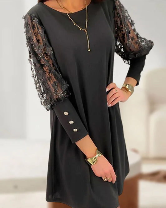 Robe midi élégante à silhouette classique
