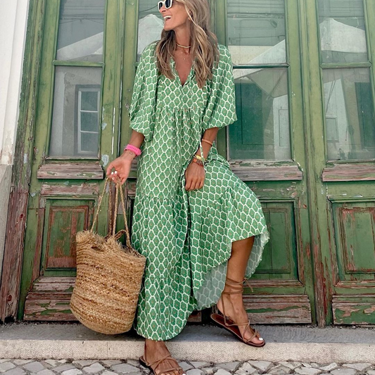 Robe d'été verte