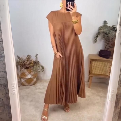 Robe à plis légère et élégante