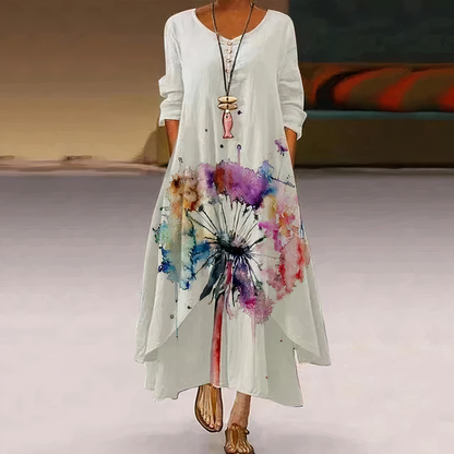 Eloria - Robe élégante en coton