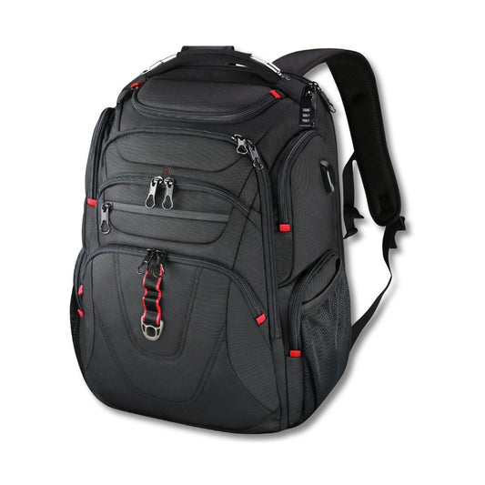Sac à dos de voyage en toile imperméable pour ordinateur portable avec port de charge USB