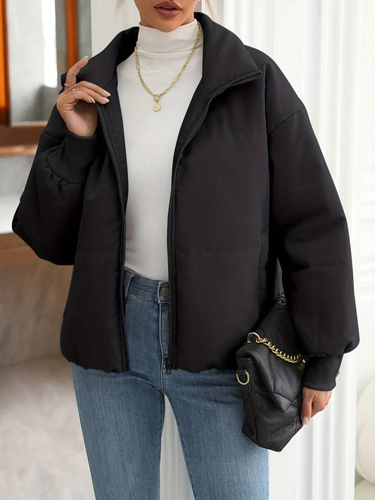 Veste polaire noire pour femmes