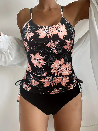 Bikini élégant avec motif floral