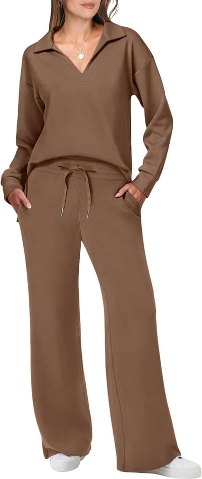 Heidi-Mode | Ensemble de voyage et de loisirs décontracté avec pull et pantalon