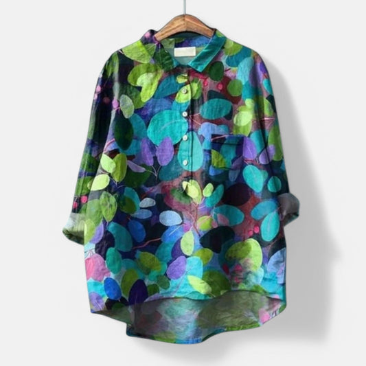 Kiso™ | Blouse Florale Élégante avec une Touche de Grâce