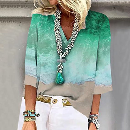 Brittley | Blouse élégante multicolore pour femme