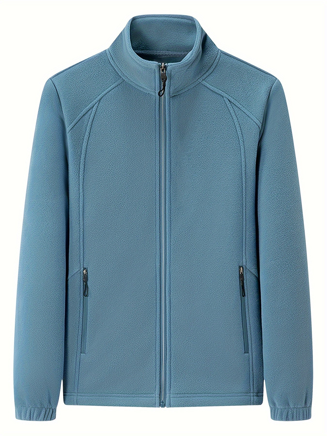 Fenna | Veste d'extérieur en peluche avec col montant et manches longues