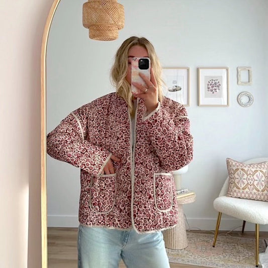 Venise | Veste avec motif marguerite