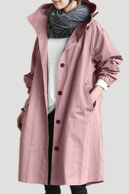 Oliviana - veste longue d'extérieur avec capuche