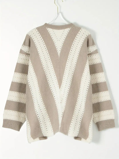 Grace - Pull rayé col V