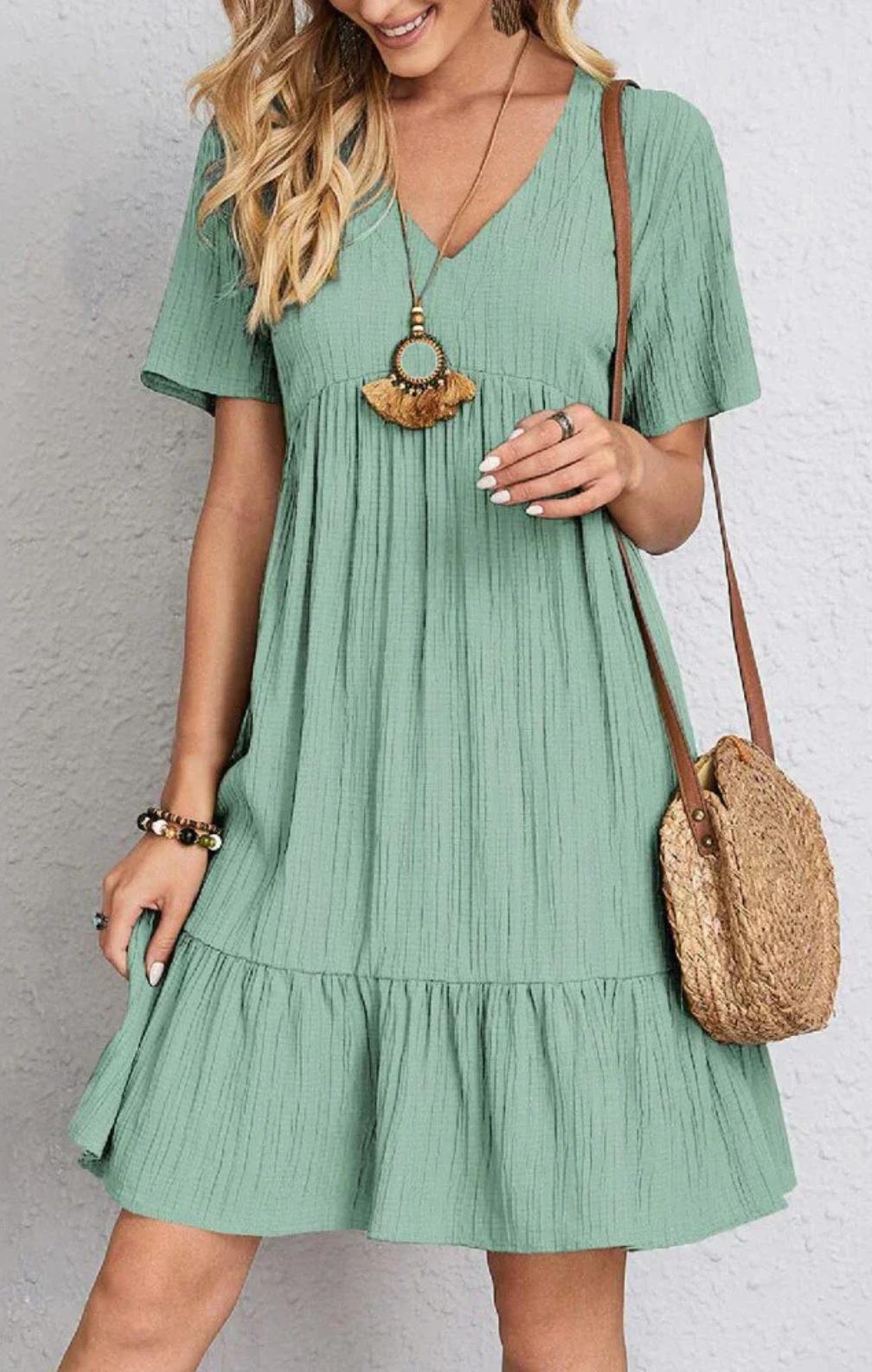 Mareike Mini robe Boho