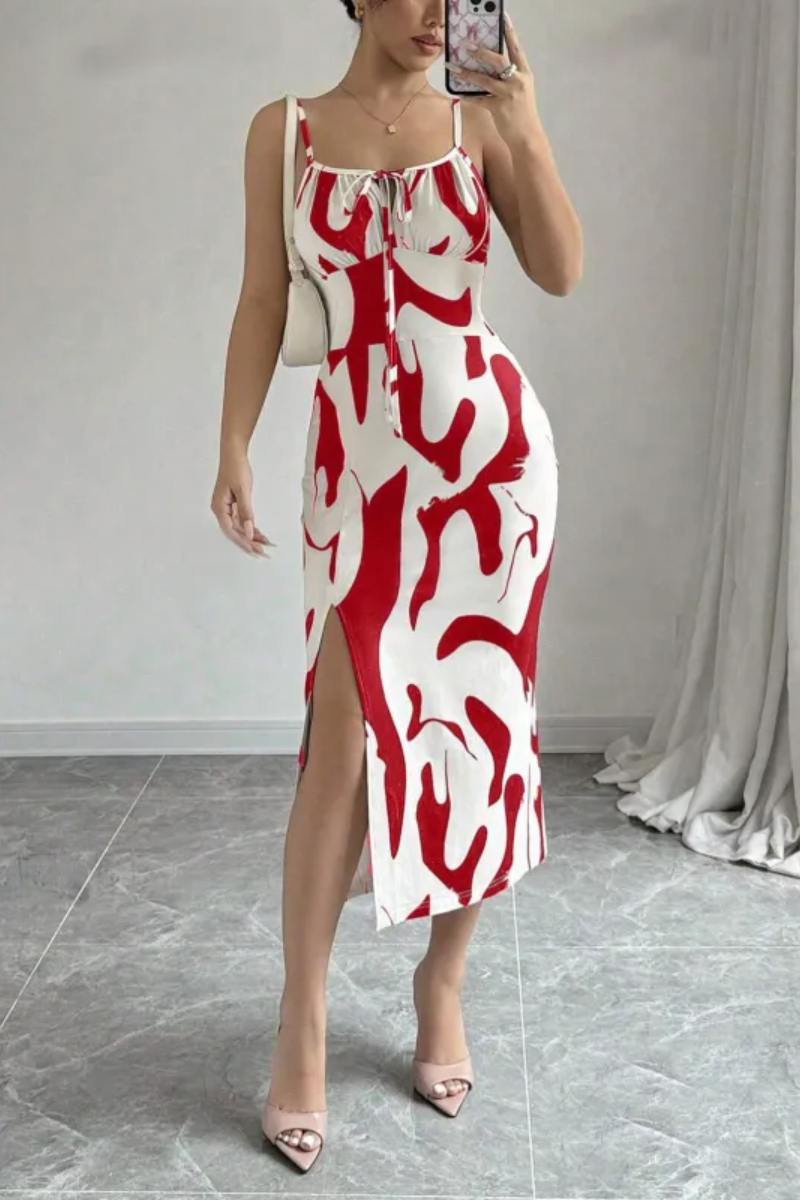 Anaïs | Robe Longue Imprimée Femme