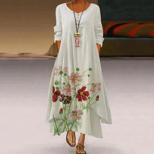 Eloria - Robe élégante en coton