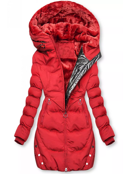Casey - manteau d'hiver matelassé avec doublure en peluche