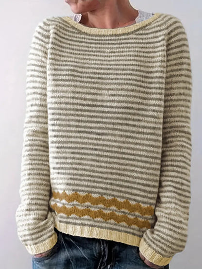 Isoldi | Pull-over rayé pour femme