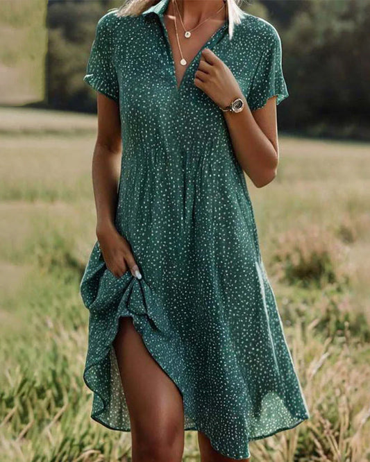 Vyra | Robe en pointillé
