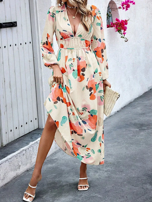 Robe avec fleurs