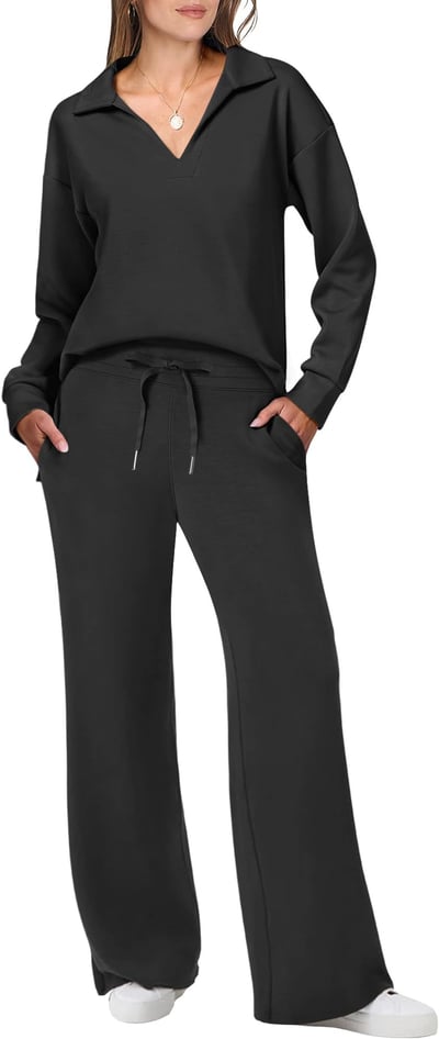 Heidi-Mode | Ensemble de voyage et de loisirs décontracté avec pull et pantalon