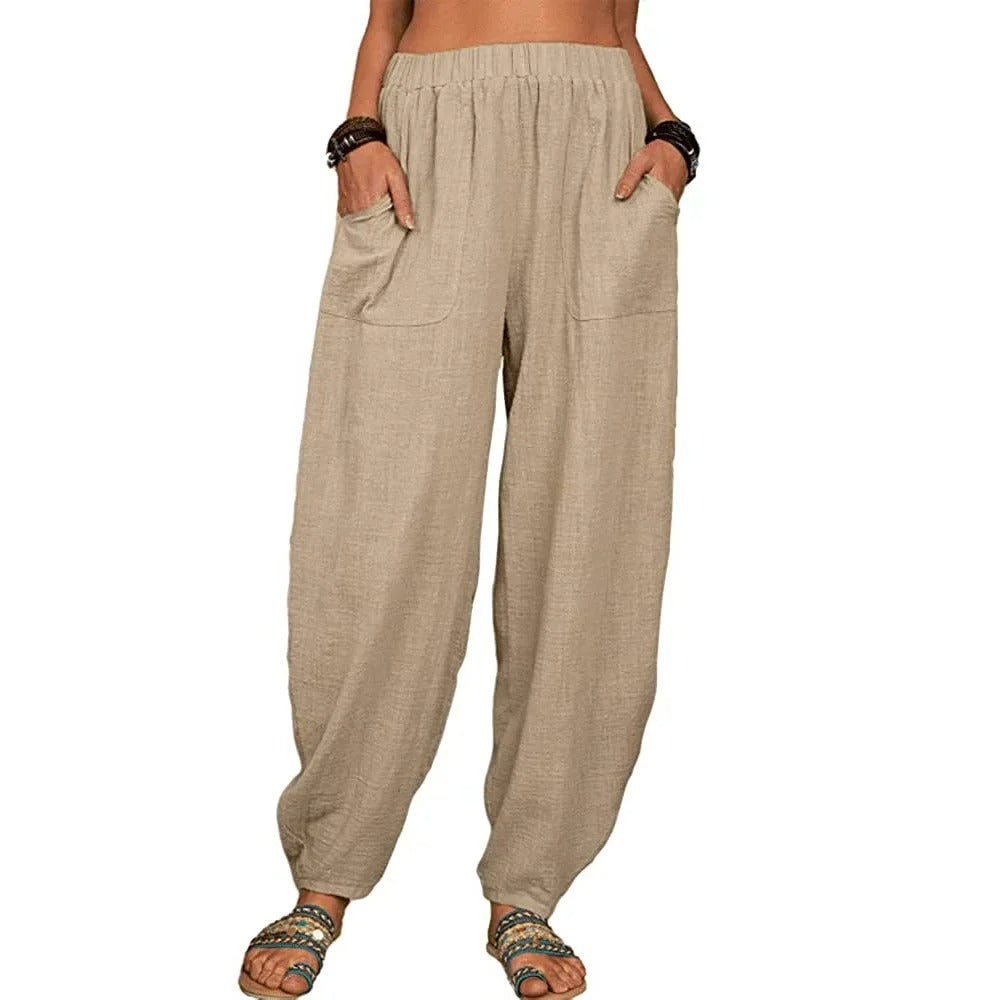 Clémence - Pantalon en lin Airy