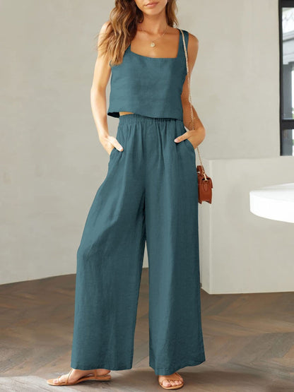 Katrien | Ensemble pantalon large