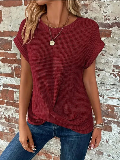 T-shirt en maille - Décontracté - Matière respirante - Parfait pour un usage quotidien