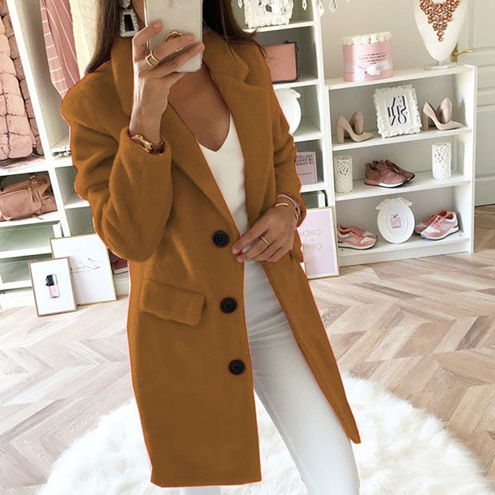 Atasha - Veste longue chaude pour femmes