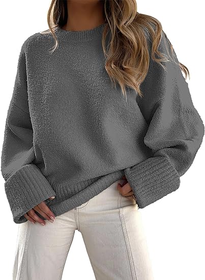 Pull à col rond et manches longues