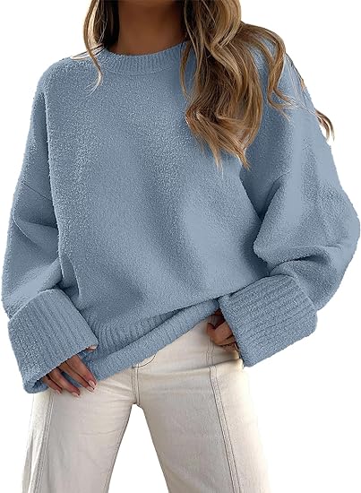 Pull à col rond et manches longues