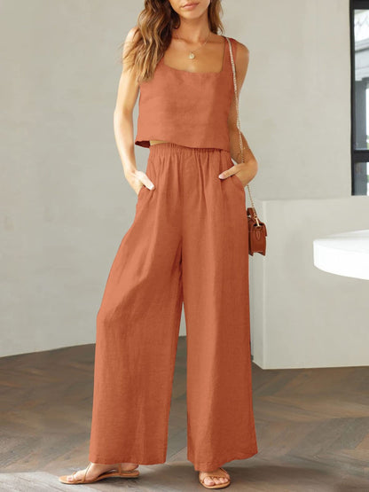 Katrien | Ensemble pantalon large