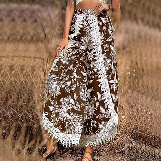 Pantalon élégant en dentelle