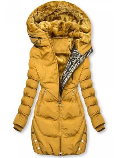 Casey - manteau d'hiver matelassé avec doublure en peluche