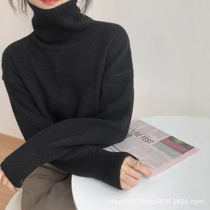 Brielle - Col roulé style pull-over matelassé
