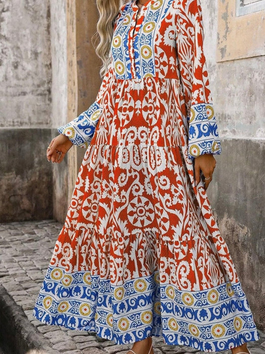 Robe longue boho espagnole