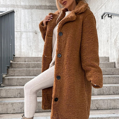 Manteau Teddy pour femme