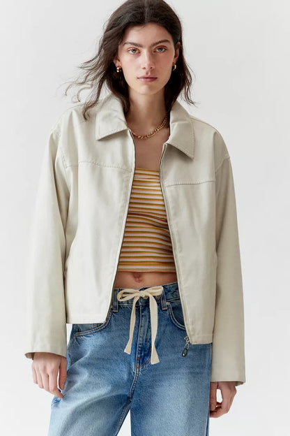 Veste Élégante pour Femme - Élégante Veste de Moto