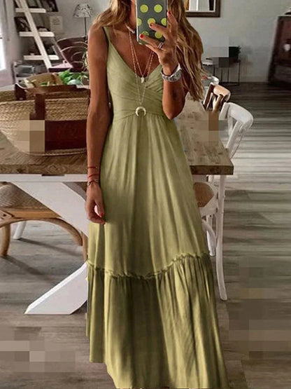 Sherie - Robe d'été longue, élégante et décontractée