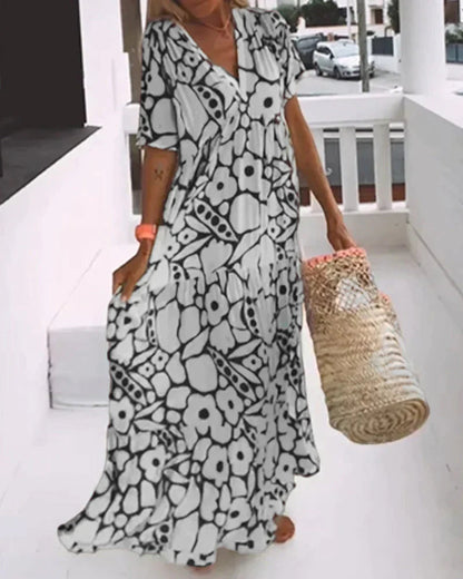Robe longue légère à la coupe fluide pour les occasions spéciales