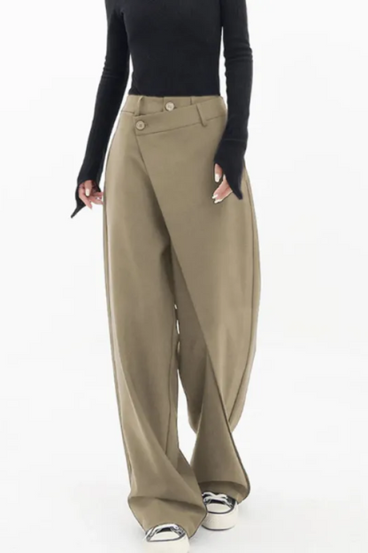Zara | Pantalon large irrégulier pour femme