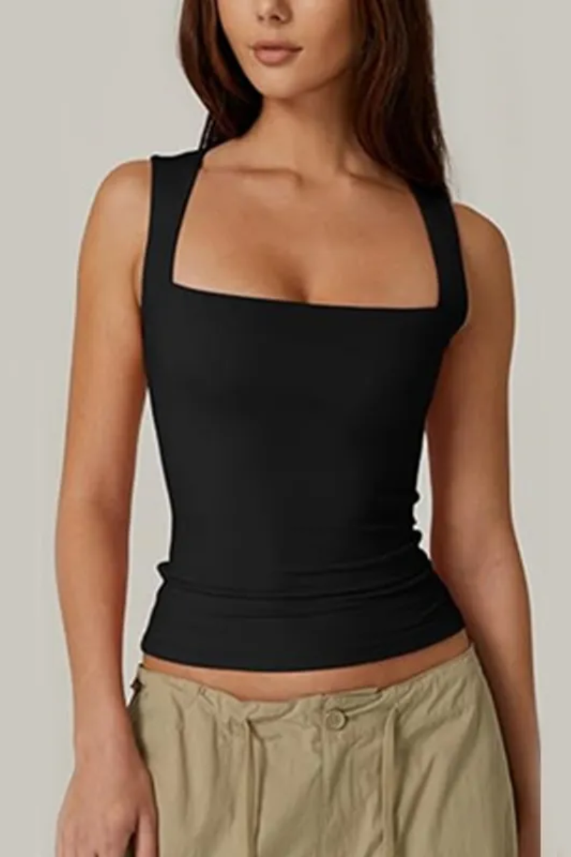 Claire | Débardeur à col carré pour femme