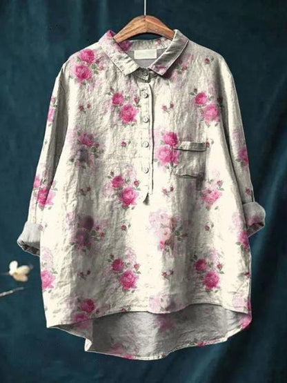 Lorventis™ | Blouse Florale Élégante et Polyvalente