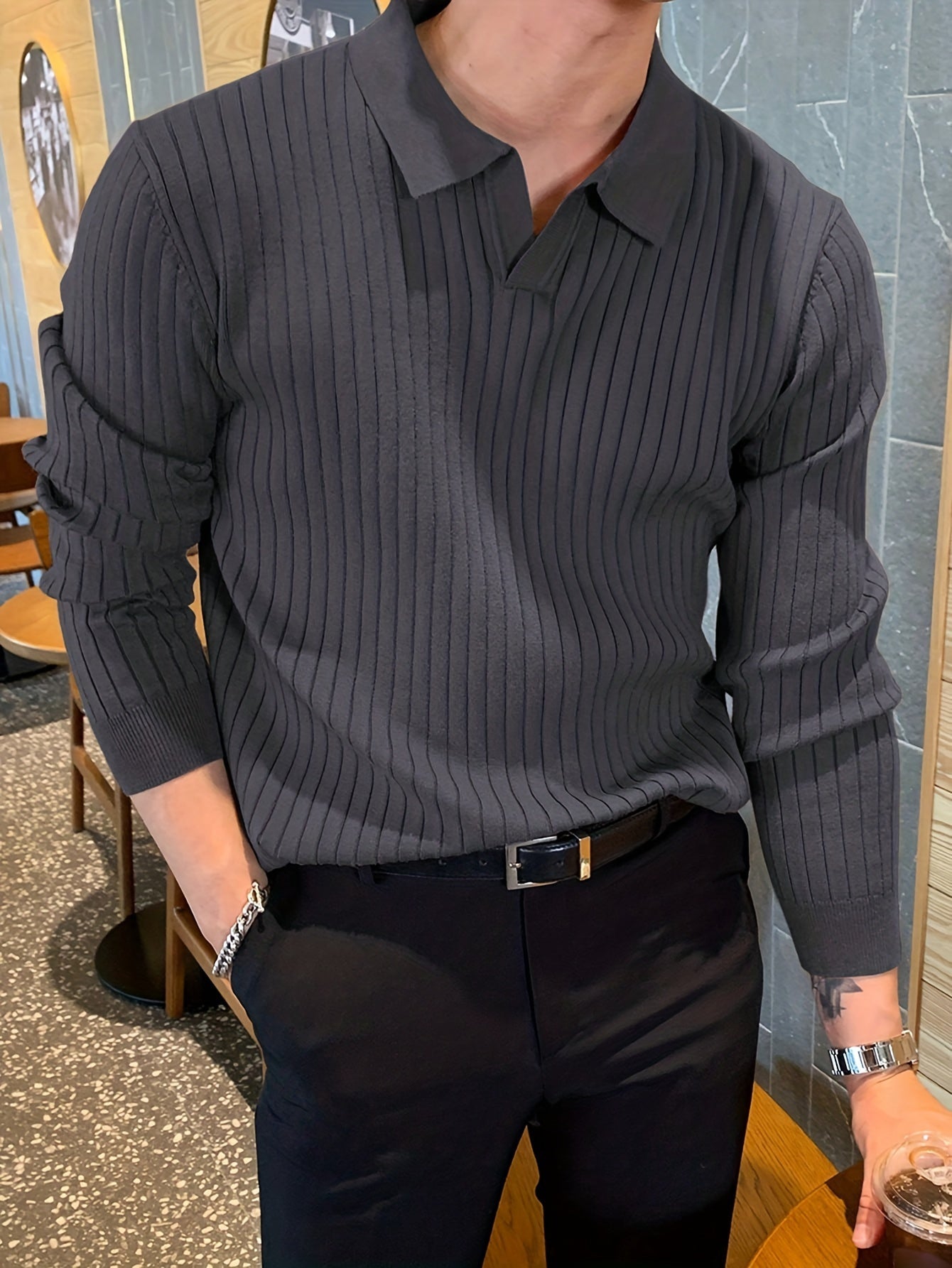 Mauro | Polo à manches longues tendance