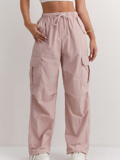 Solène - Pantalon Cargo Rose Stylé et Confortable pour Femmes