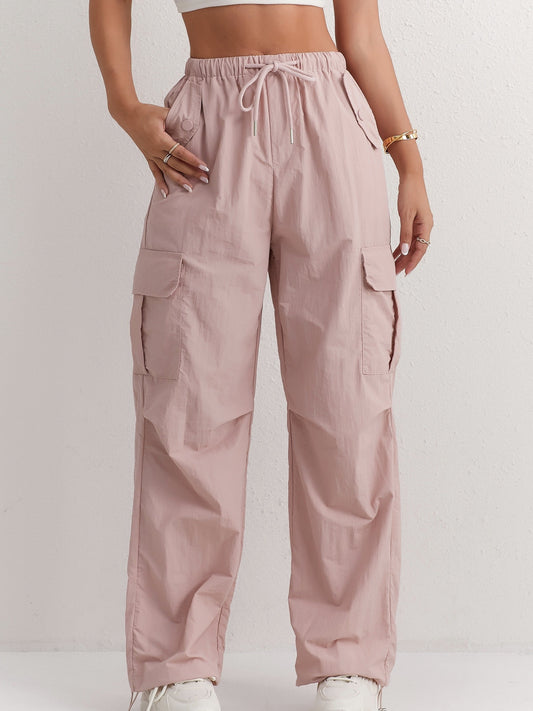 Solène - Pantalon Cargo Rose Stylé et Confortable pour Femmes