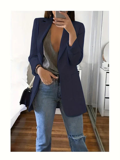 Blazer lyre décontracté grande taille