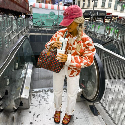 Graciela | Veste matelassée à imprimé floral